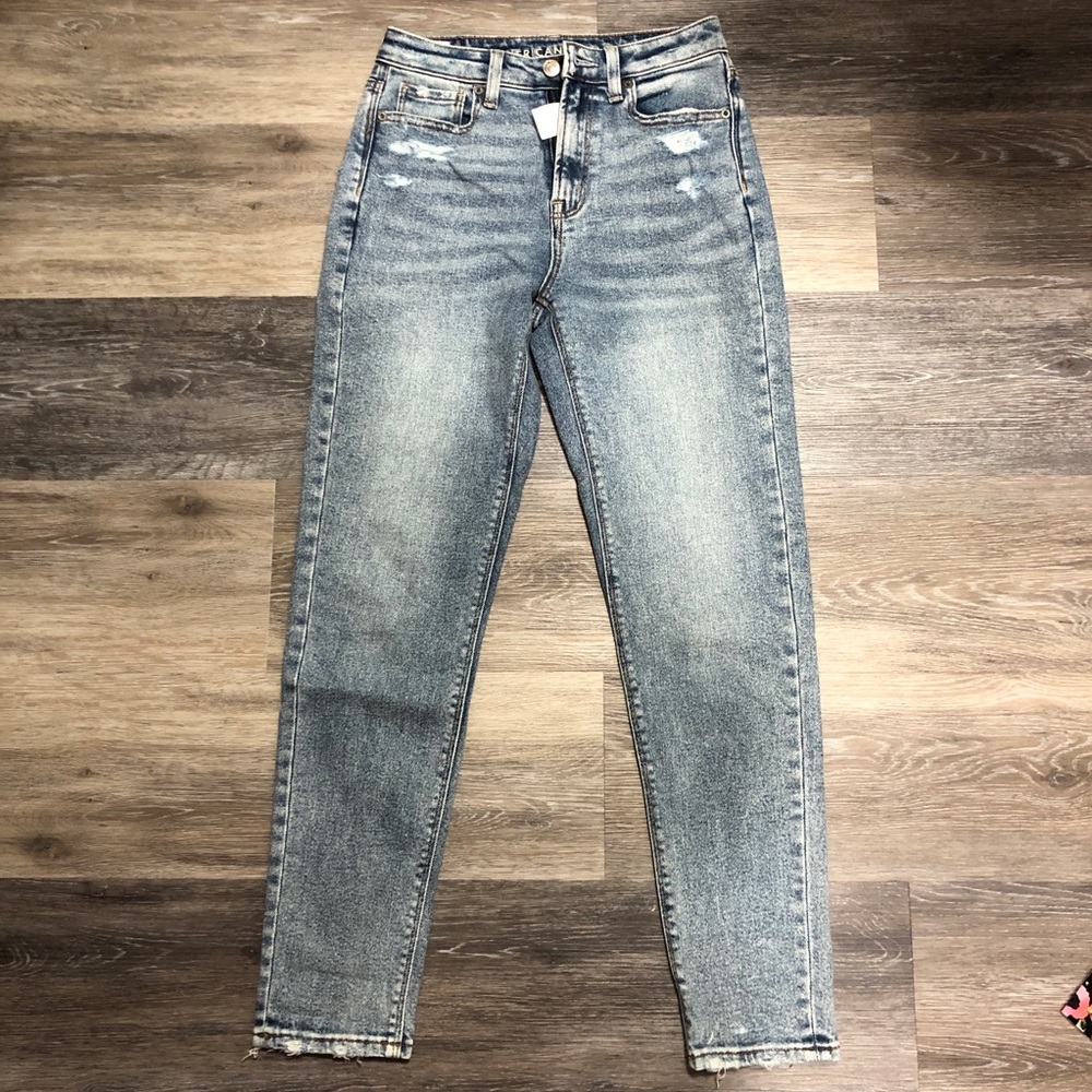 American eagle stretch mom jeans